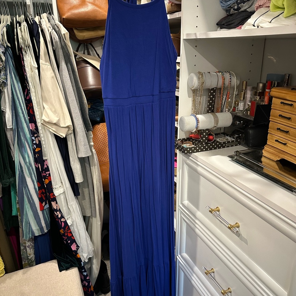 Cobalt Blue Maxi Dress